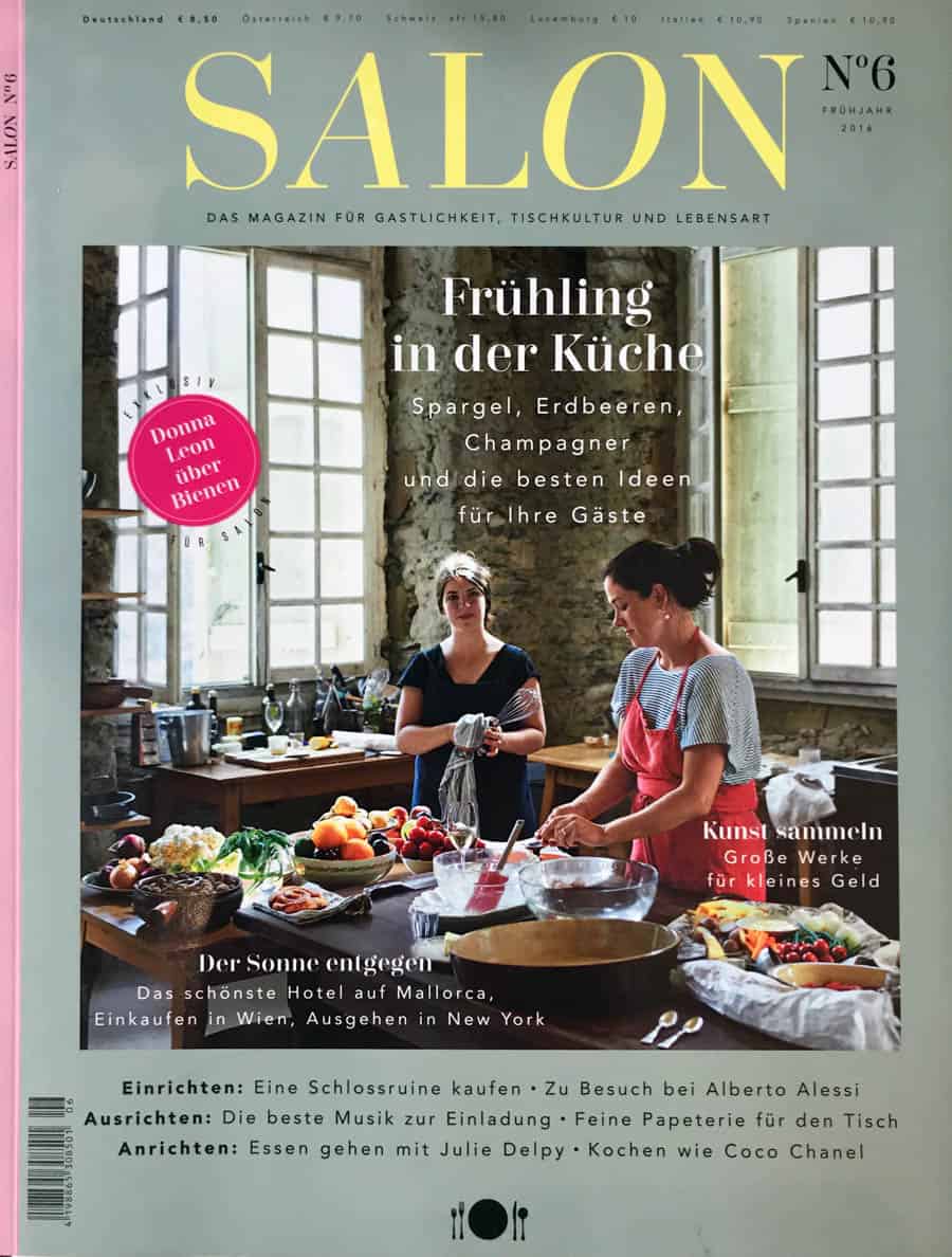 FlorencesTuscan Wedding Cakes has made it into German Magazine 'Salon'