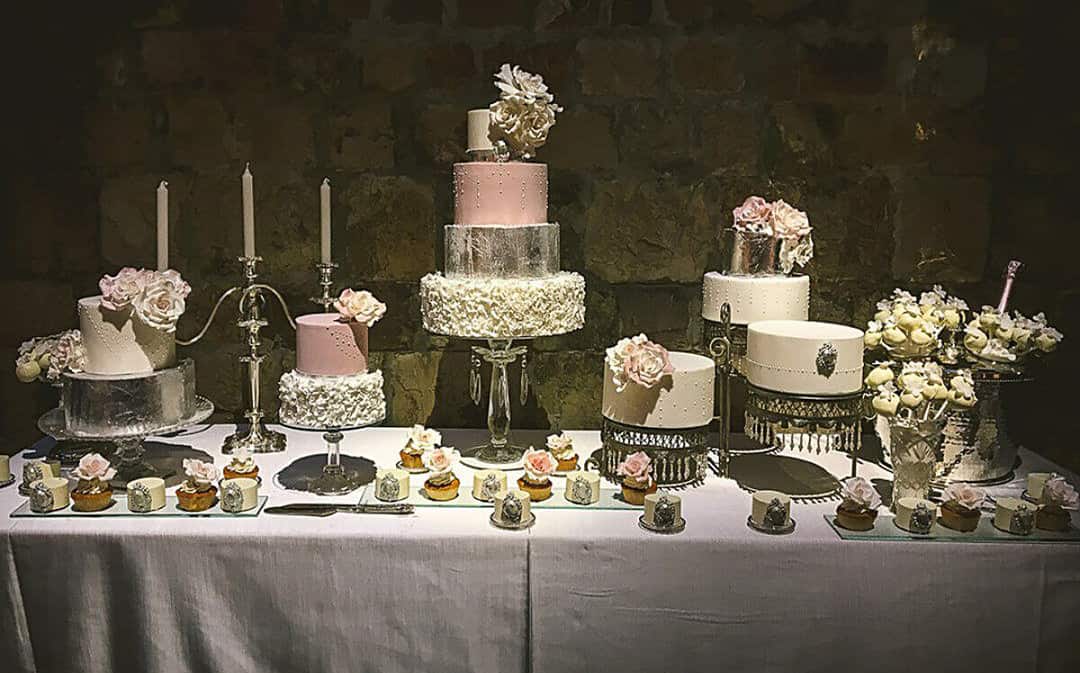 Luxury Wedding Sweet Table, Vincigliata, Tuscany