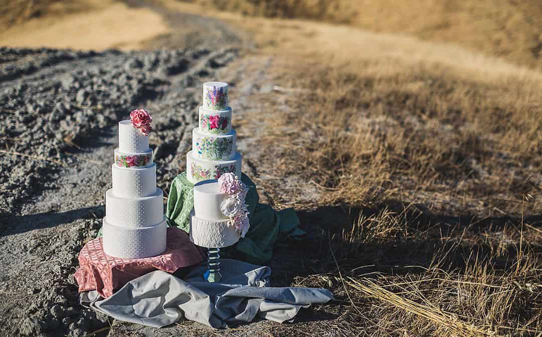 Tuscan Wedding Cakes in Elle Magazine