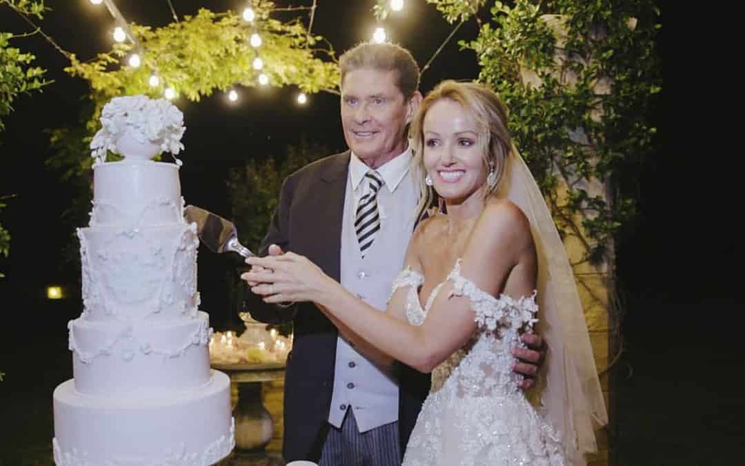The Wedding Cake of David Hasselhoff and Hayley Roberts