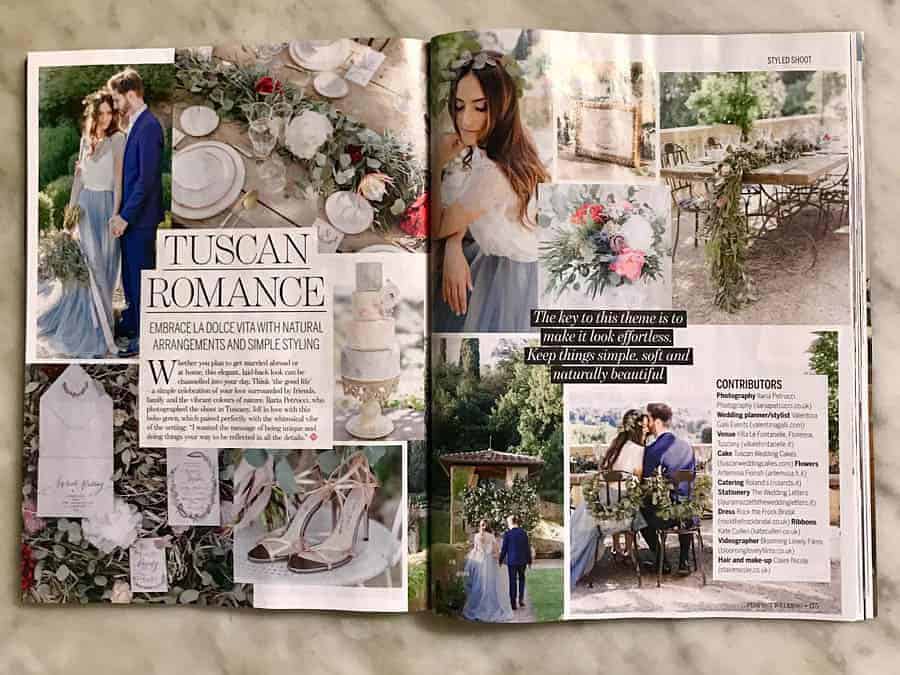 Perfect Wedding, March 2018 wedding cake feature